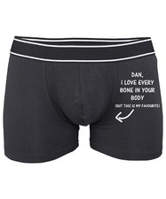 Personalised Boxers Rude Funny Boxer Shorts Mens Briefs Novelty Gift For Him