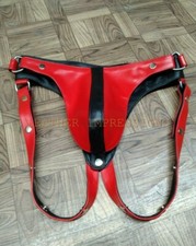 Mens Real Leather Jockstrap