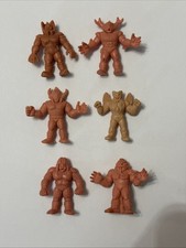 M.U.S.C.L.E. Muscle Men Figures Bundle-flesh colour - 1980s collectable x 6