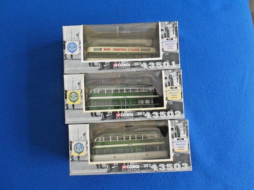 Corgi blackpool balloon trams - corgi,