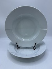 2 x Rimmed Pasta Bowl Denby