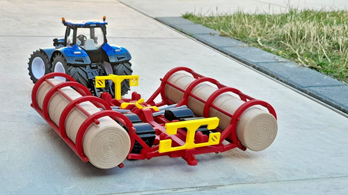 Scale bale chaser straw - 1/32,