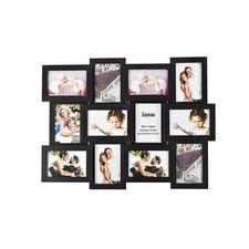 Multi Picture MDF 12 Photo Frame Collage Aperture Wall decor Memories 