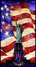 24" X 44" Panel Patriotic USA