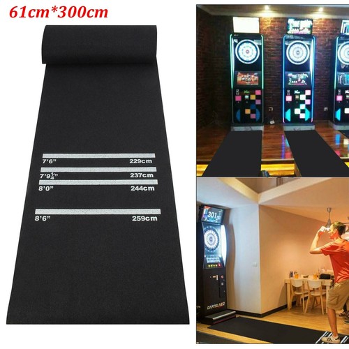 Darts mat board black - mat,