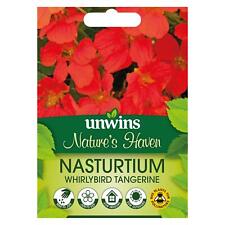 Unwins Flower Nasturtium Whirlybird Tangerine - 30 Seeds