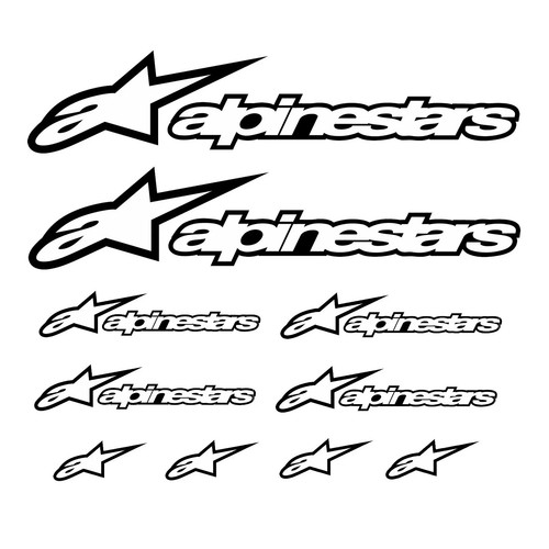 Alpinestars decals logo helmet - decals,