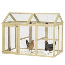 PawHut Chicken Run, Wooden