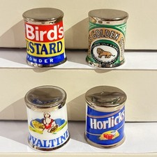 4 X China Thimbles By Newhall