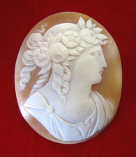 Large antique Shell Cameo of