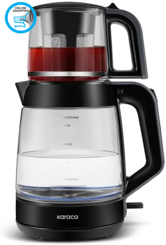 Glass turkish tea maker - turkish,