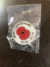 1918-2018 WWI Centenary Pin Badge.  Sealed In Packet