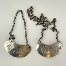 Pair Of Antique Solid Silver