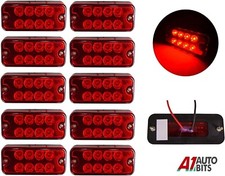 10x Red Rear Side Marker