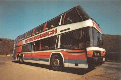 Modern postcards old buses - postcards,