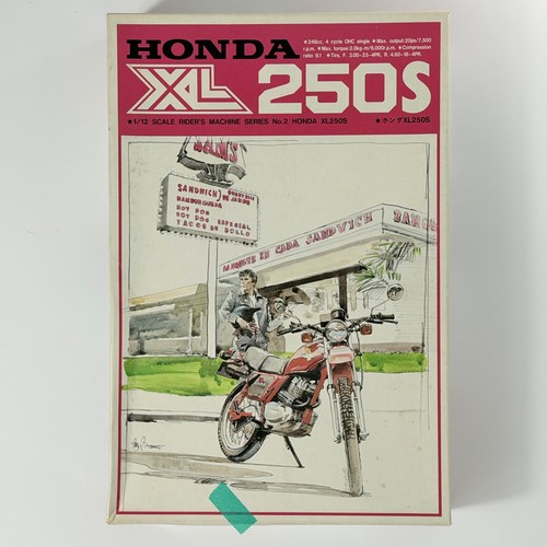 Bandai honda xl250s - 1/12,