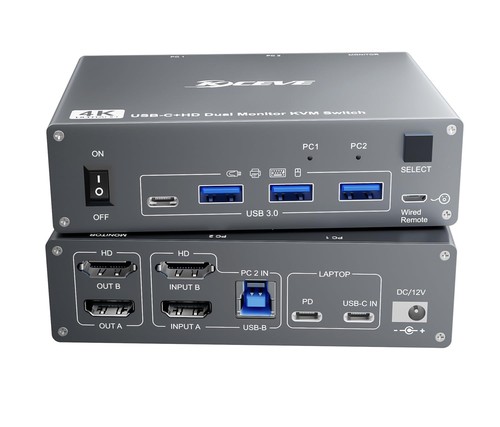 60hz dual monitor kvm - monitor,