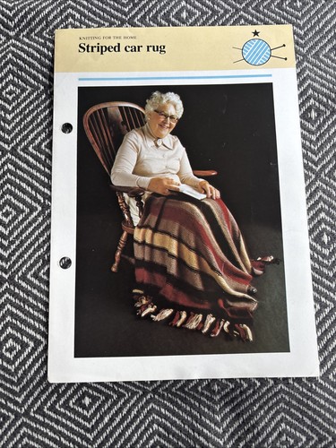 Knitting for the home - for, striped