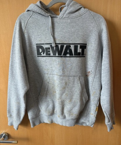 Dewalt grey pullover hoodie - dewalt,