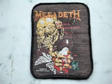MEGADETH  PATCH Original 90er BROCKUM Vintage Aufnäher 10x8cm Thrash Metal 