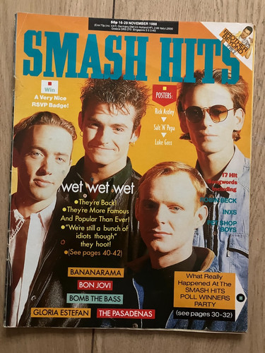 Smash hits magazine 16th - ,