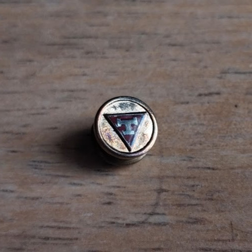 Masonic triple tau pin order - pin,