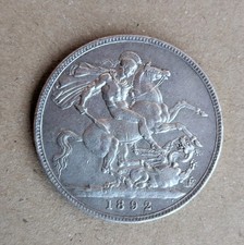 1892 Victoria Silver Crown