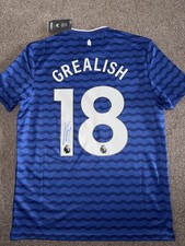 SIGNED OFFICIAL EVERTON SHIRT 25/26 JACK GREALISH PROOF ENGLAND 