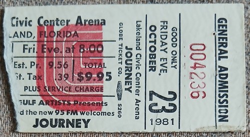 Journey concert ticket live - concert,