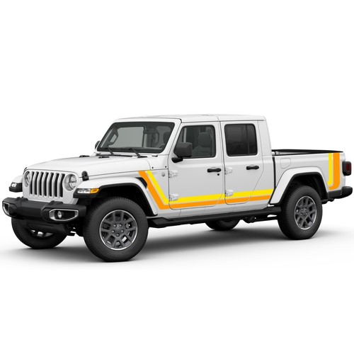 Stripes decal for jeep - decal,