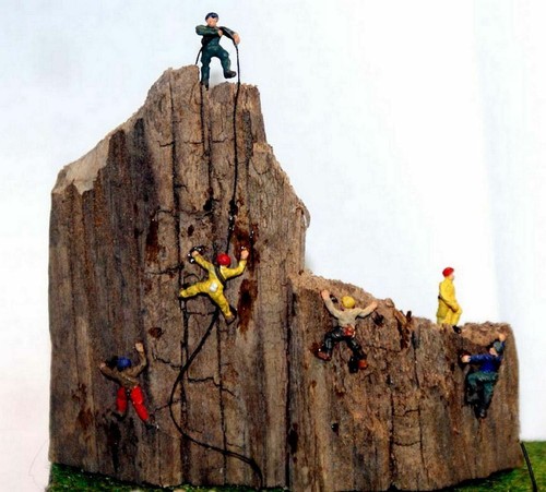 Rock climbers people a104p - 6,