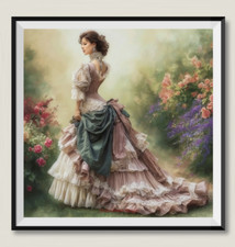 Victorian Gown Lady - Chart