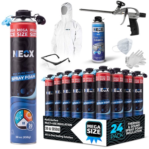 Neox spray foam insulation kit - spray,