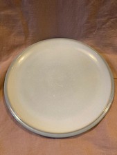 1 x Denby Everyday Plate - Cool Blue & Cream - Excellent Condition - 27cm
