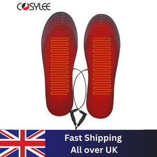USB Electric Heated Shoe Insoles Feet Heater Foot Warmer Pads Warm Socks Winter