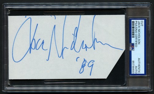 Jack nicholson signed - nicholson,