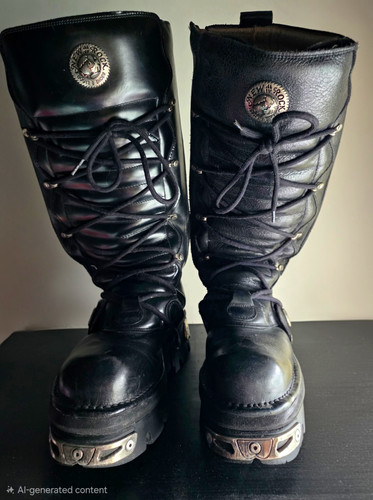 New rock reactor boots black - rock,