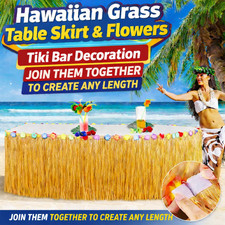 Hawaiian Grass Table Skirt &