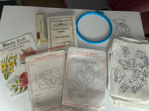 Websters punch needle kits and - websters,