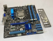 Asus P7H55-M/USB3 REV. 1.04 Socket 1156 DDR3 Motherboard complete with Backplate