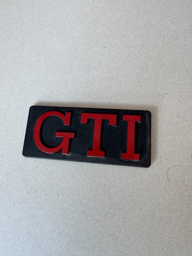 Volkwagon golf gti grill badge - golf,