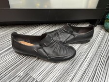 Ladies Clarks Active Air Black Leather Shoes UK Size 6