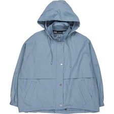 Zara Blue Hooded Jacket