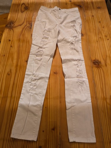 Encore jeans white distressed - encore,
