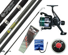 Complete Starter Beginners Fishing Kit Float Rod Reel tackle Set Fishing CARBON!