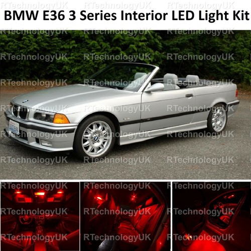 Red premium bmw e36 series - red, 3