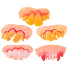  5 Pcs Party False Teeth
