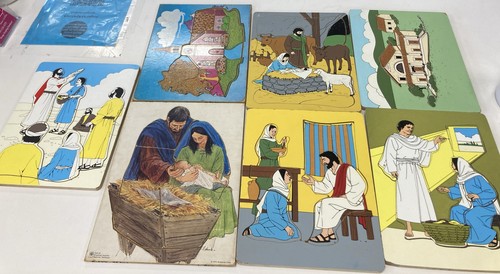 Vtg puzzles cokesbury - 7,