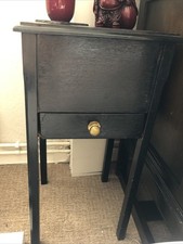 Vintage sewing box table - vintage,