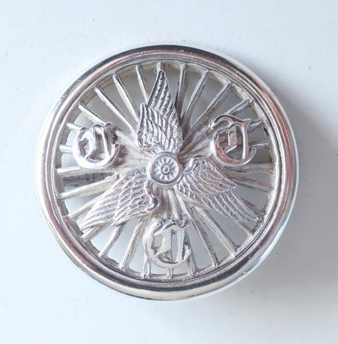 Antique silver cyclists - antique,